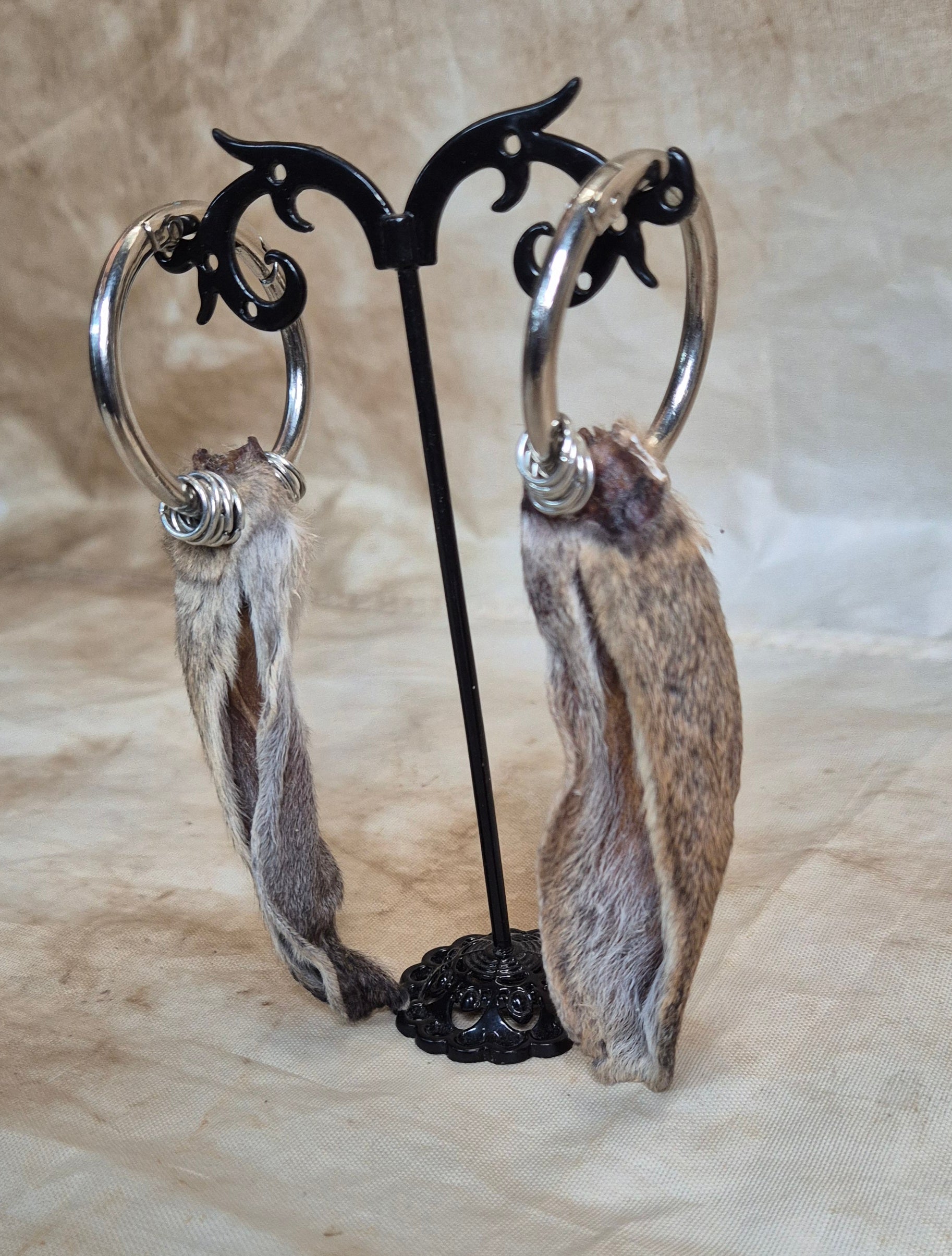 Bunny Ear Silver Strechers #3
