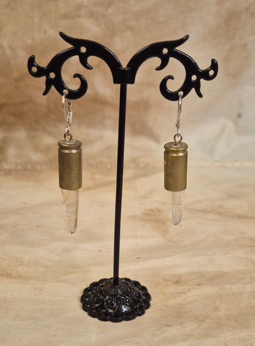 Crystal Bullet Earrings