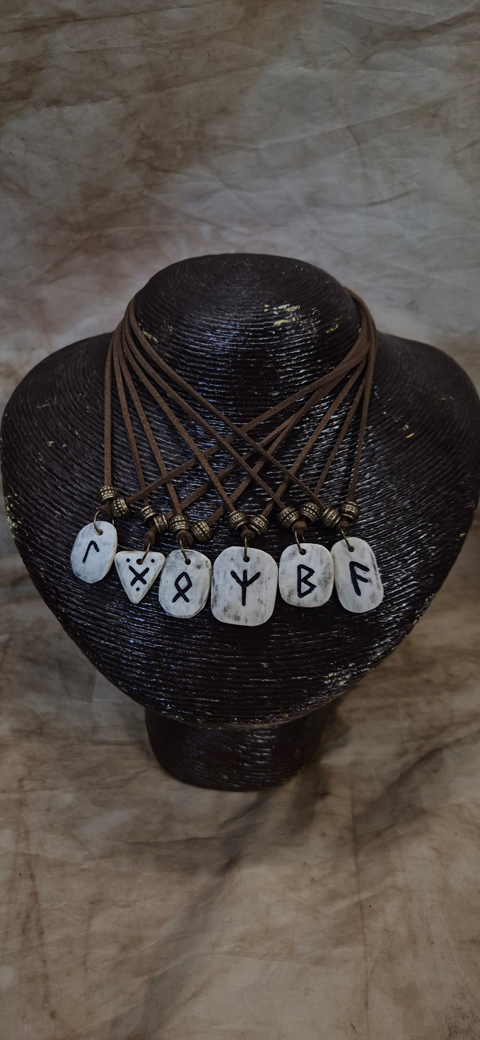 Viking Bone Rune Charms
